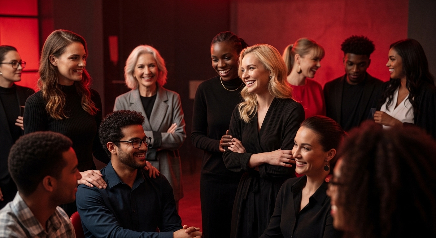 Kinkster community - diverse people connecting and supporting each other